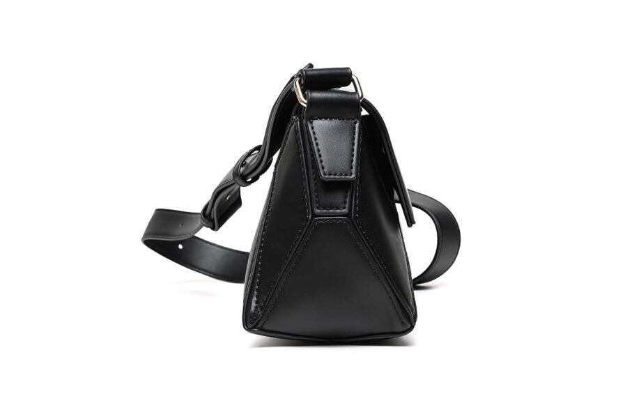 Cuple Geometric Shoulder Bag Black – Cuple