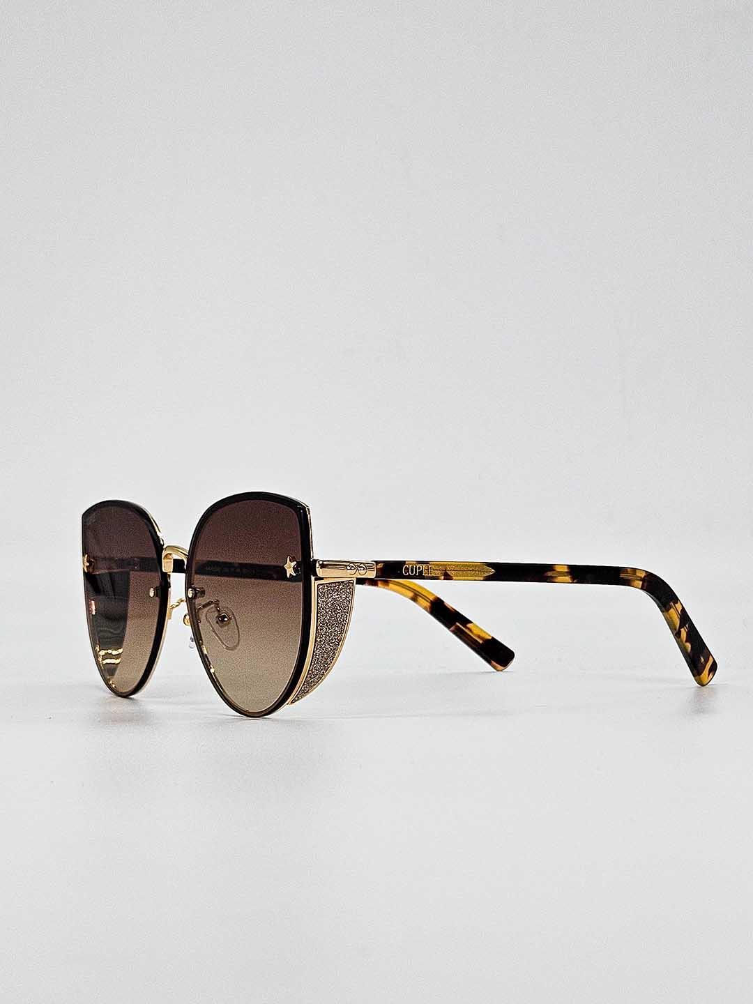 Cuple Cat Eye Sunglasses in Gold – Cuple