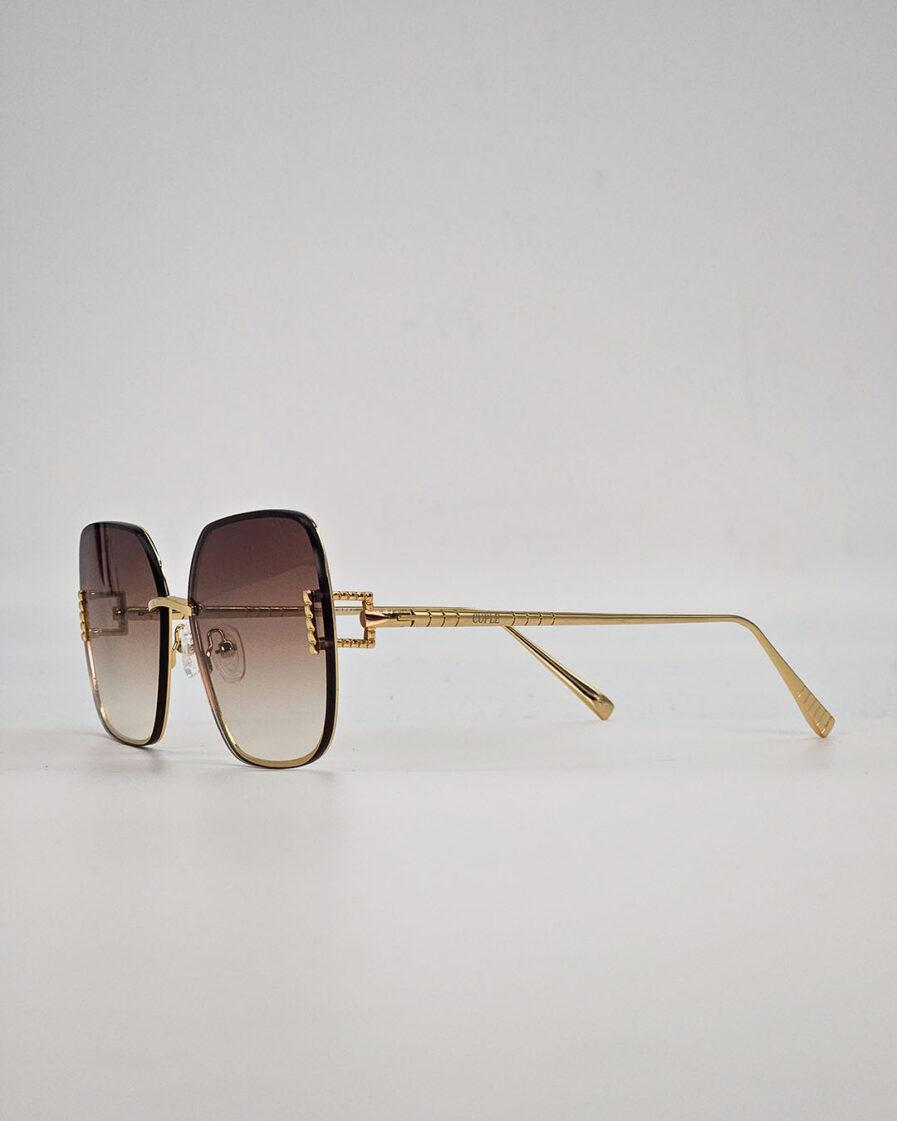 Cuple Square Golden Brown Sunglasses – Cuple
